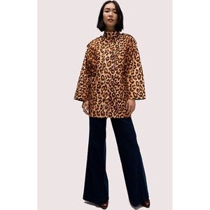 $398 KATE SPADE Panthera Jacket Cheetah Fashion Jacket Womens Size Small NEW